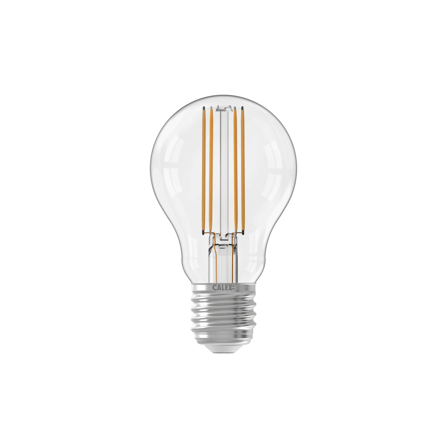 Calex Filament LED Lamp - E27 - A60 - Clear - 8W - Dimmable