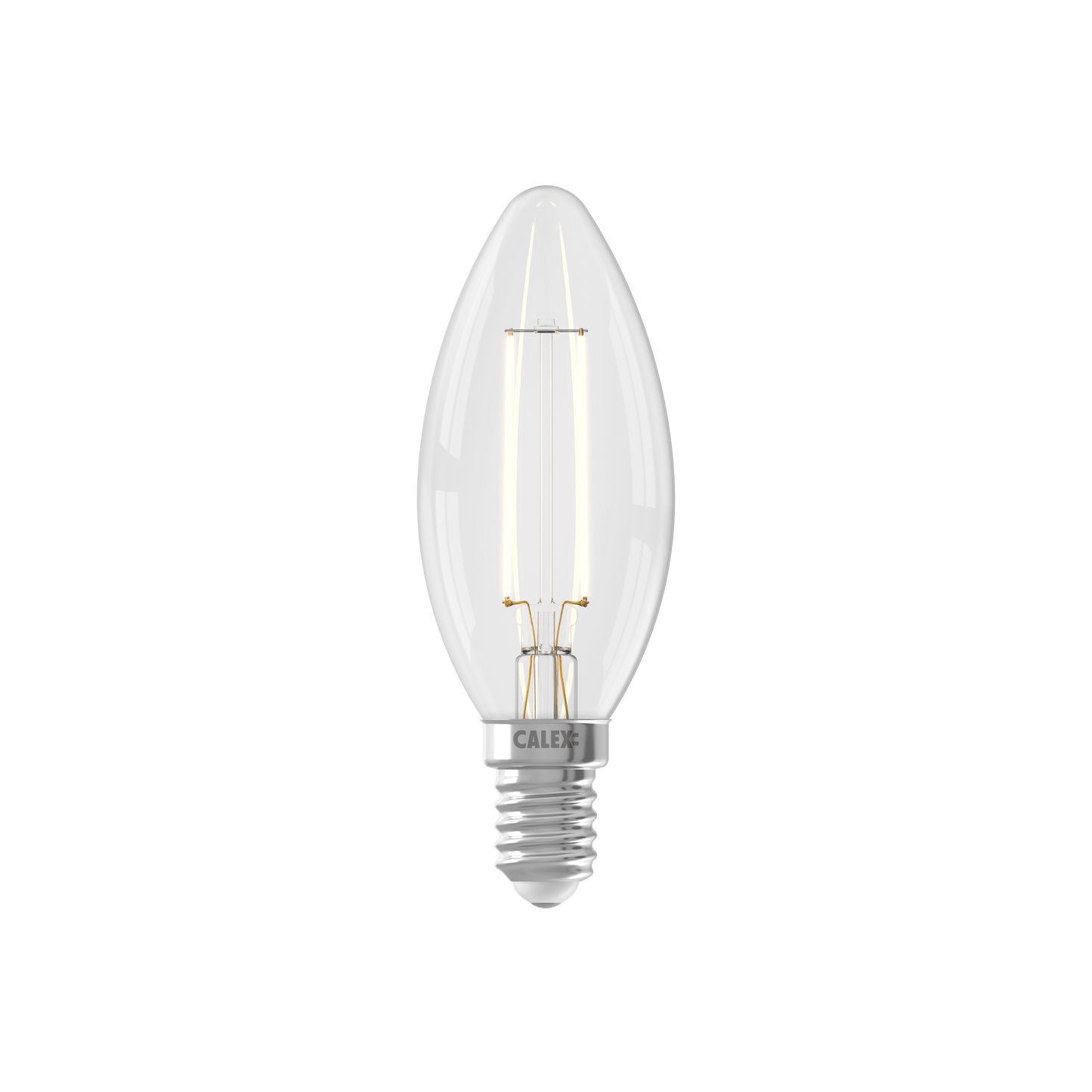 Calex Filament LED Lamp - E14 - B35 - Clear - 3.5W - Dimmable