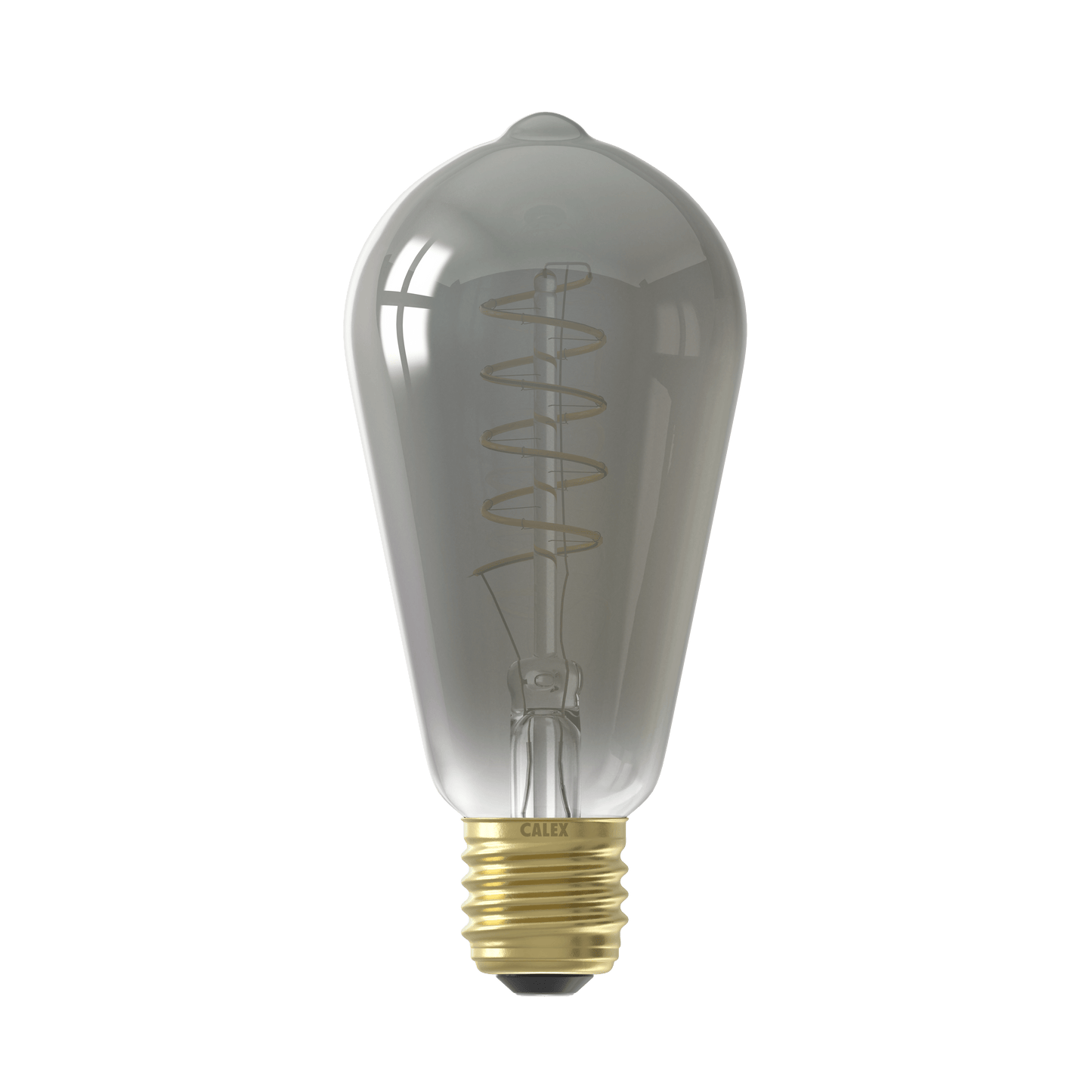 Calex Flex Filament LED Lamp - E27 - ST64 - Titanium - 4W - Dimmable