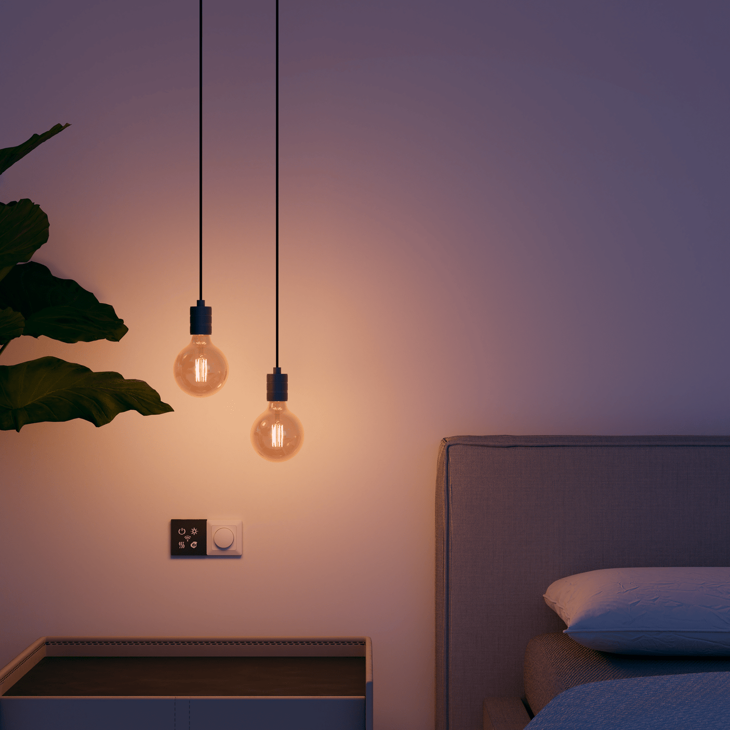 Calex Smart LED Bulb - E27 - A60 - Clear - Warm White - 7W