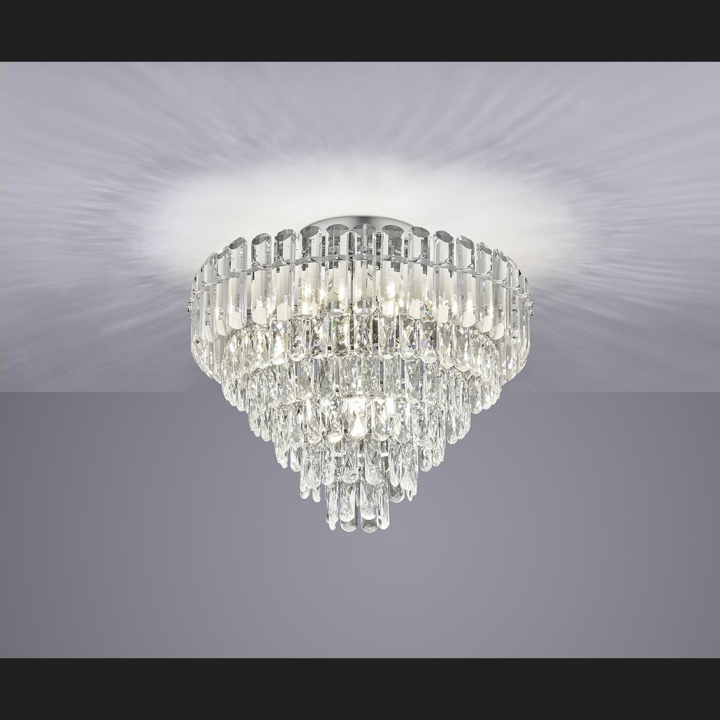 Malizia - Ceiling Lamp - Nickel Matt - TRIO Select - 667601206