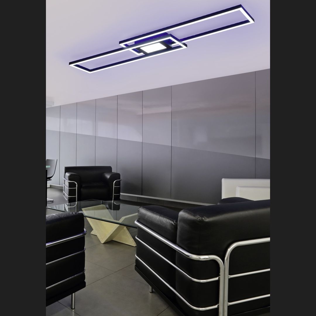 Ganado - Ceiling lamp - Black Matt - Trio