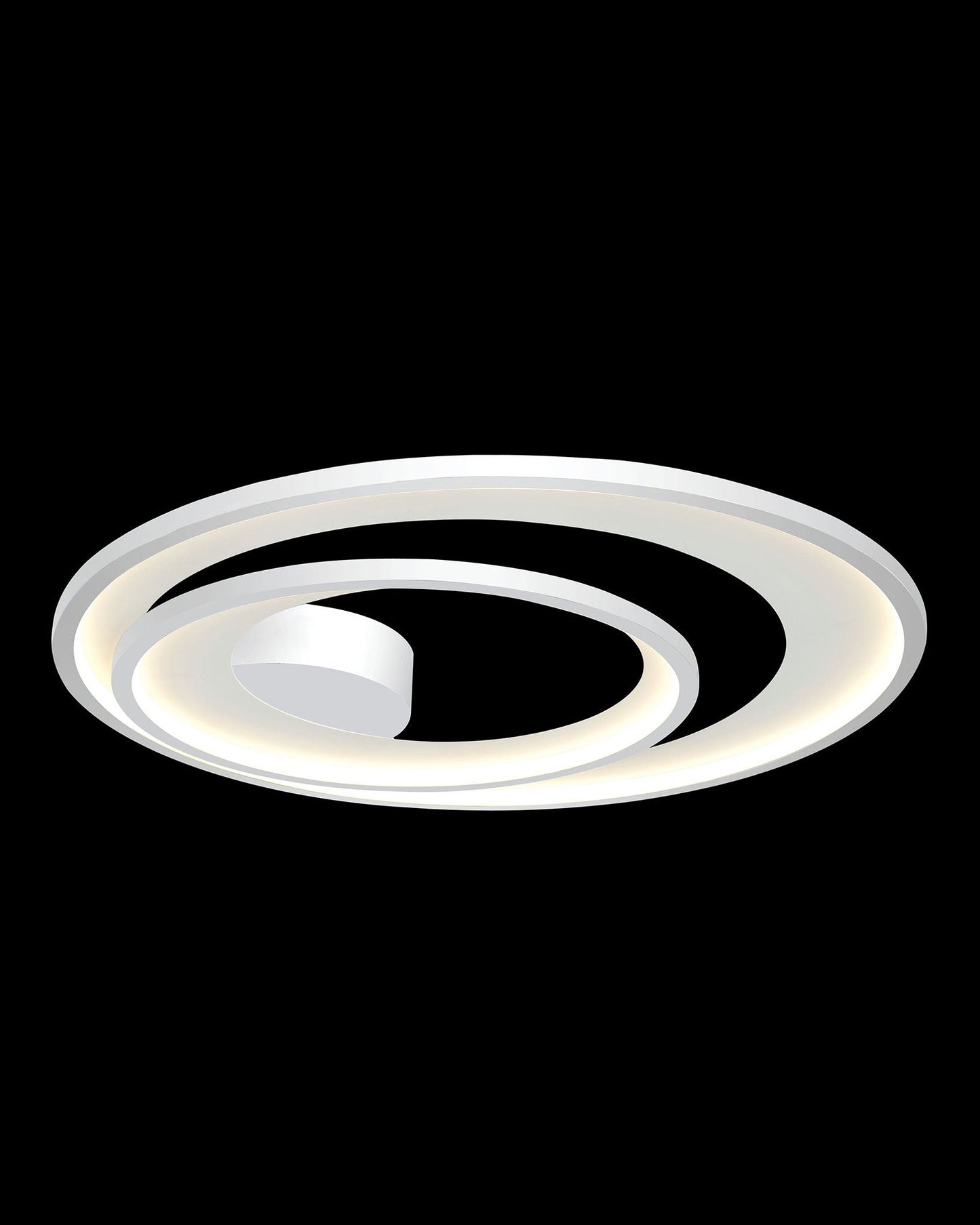 Saturn Double Ring Flush White Light