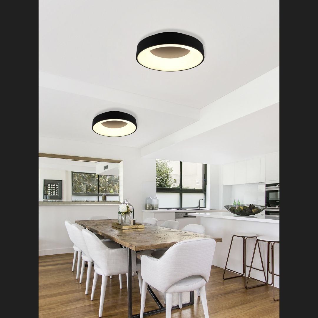 Girona - Ceiling lamp - Black Matt - Trio