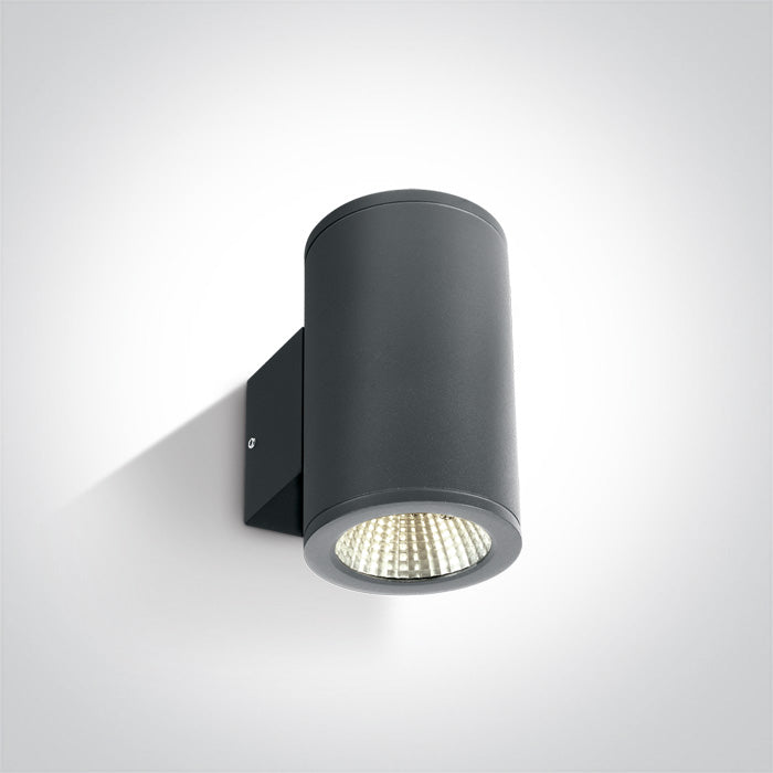 Outdoor Wall Cylinders Up & down beam