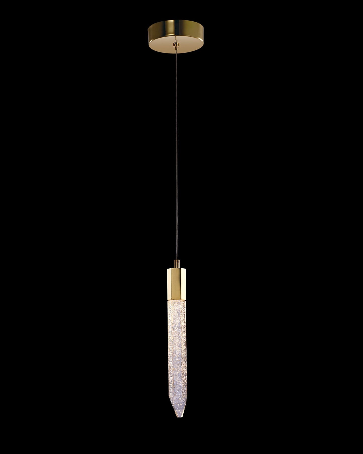 Shard Single Pendant Gold Light