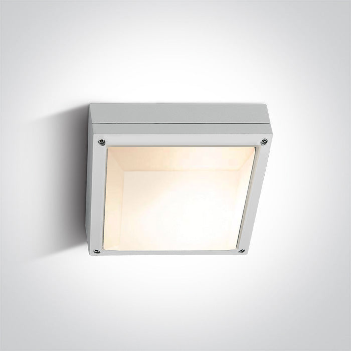 The Square E27 Outdoor Plafo Die cast
