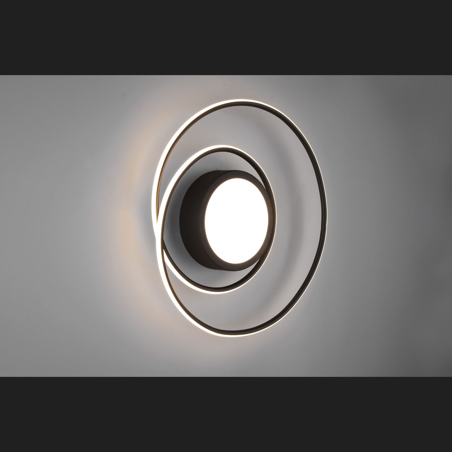 Yava - Ceiling lamp - Black Matt - Trio