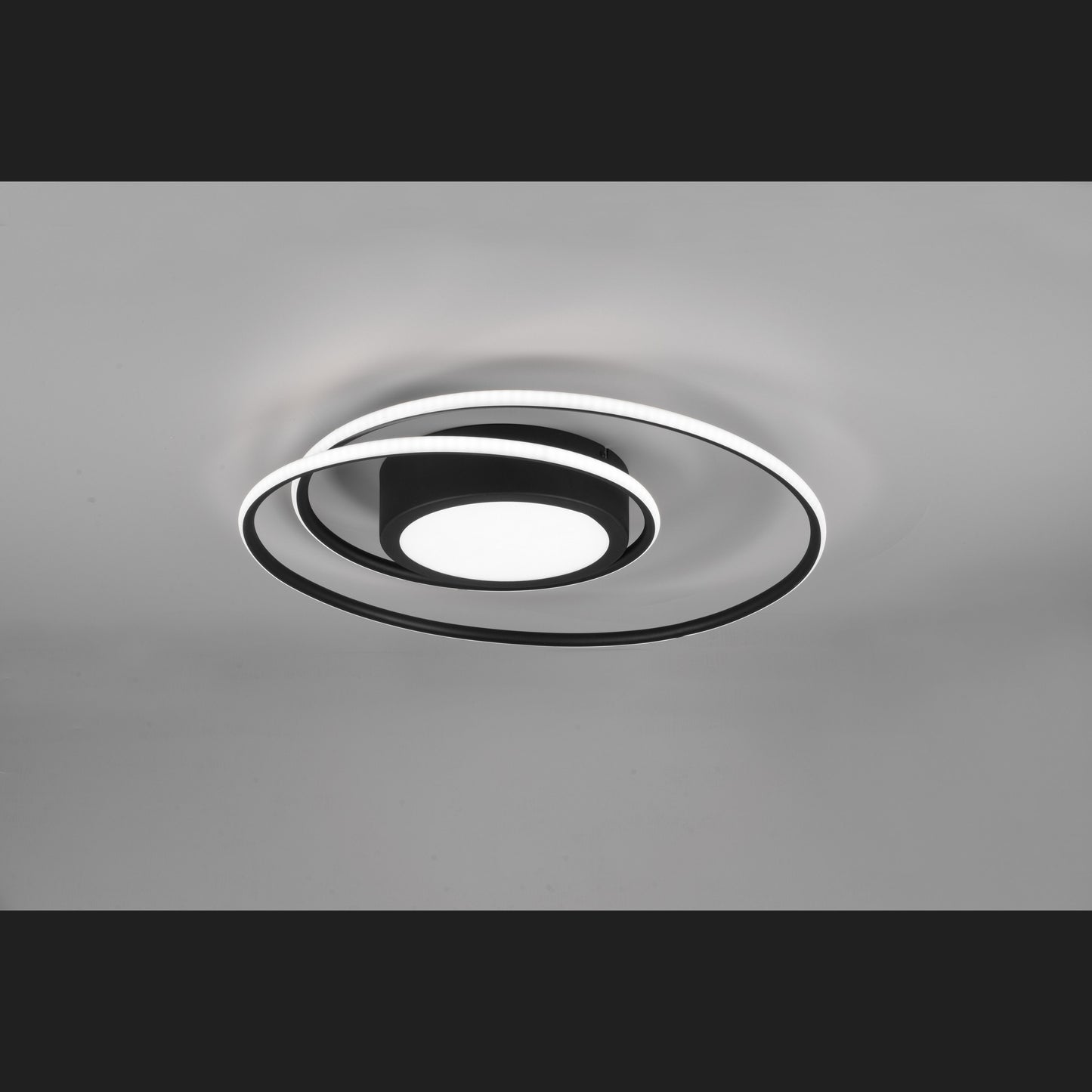 Yava - Ceiling lamp - Black Matt - Trio