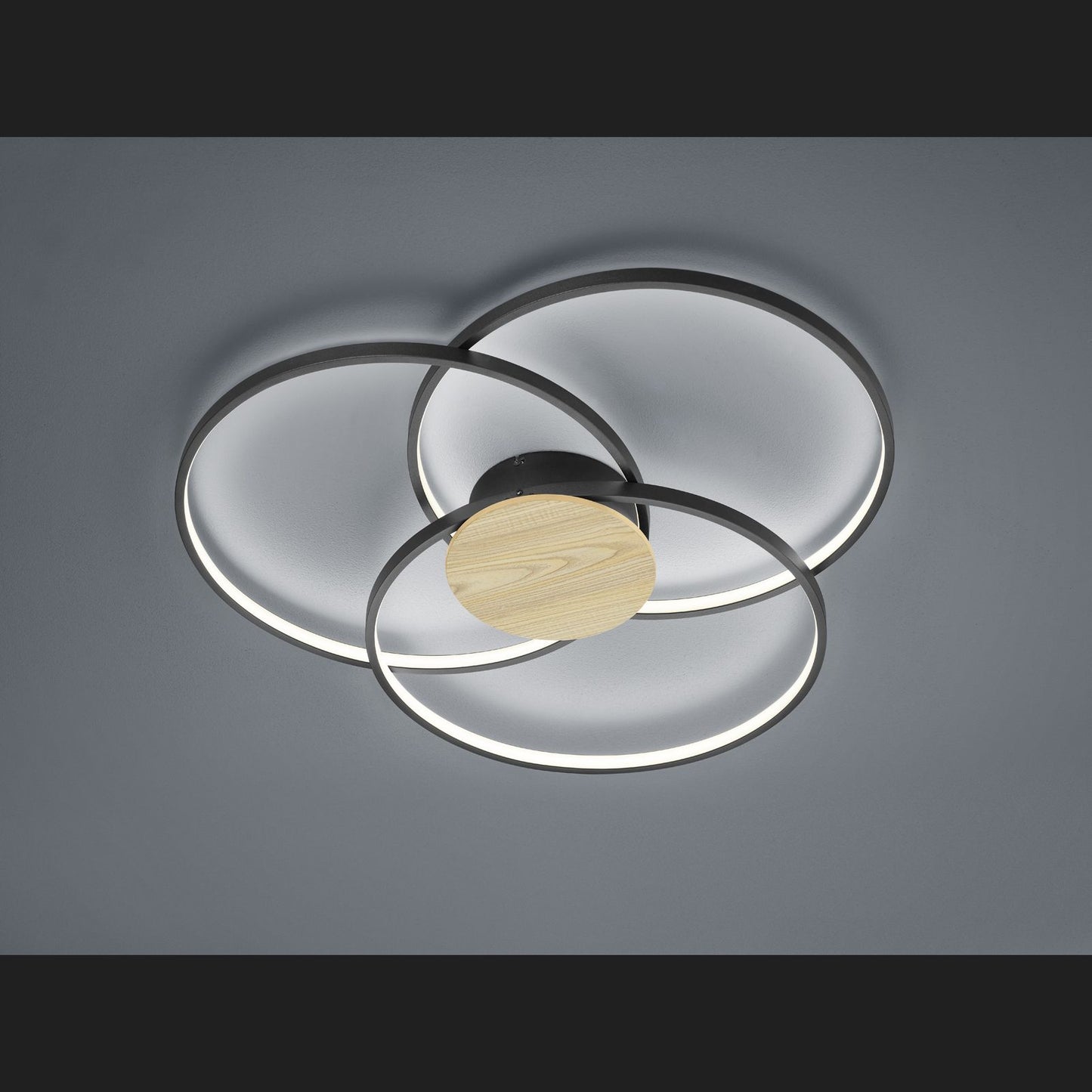 Sedona - Ceiling lamp - Black Matt - Trio