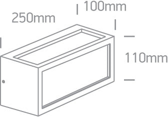 Outdoor E27 Square Die cast