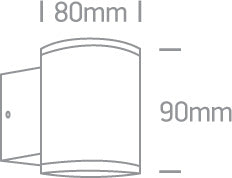 The GU10 Outdoor Wall Lights Die cast