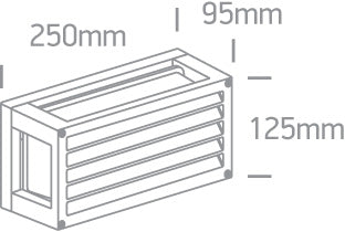 Outdoor E27 Square Die cast