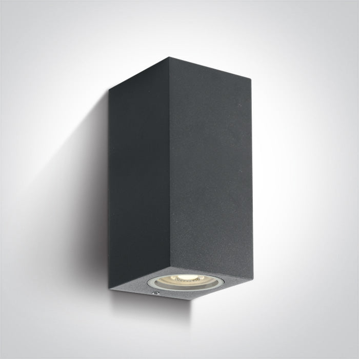 The GU10 Outdoor Wall Cube Lights Die cast