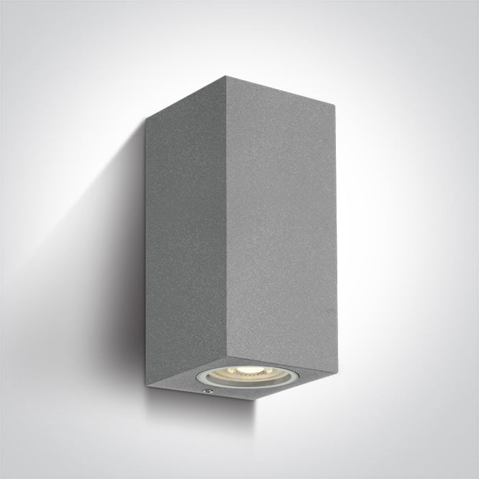 The GU10 Outdoor Wall Cube Lights Die cast
