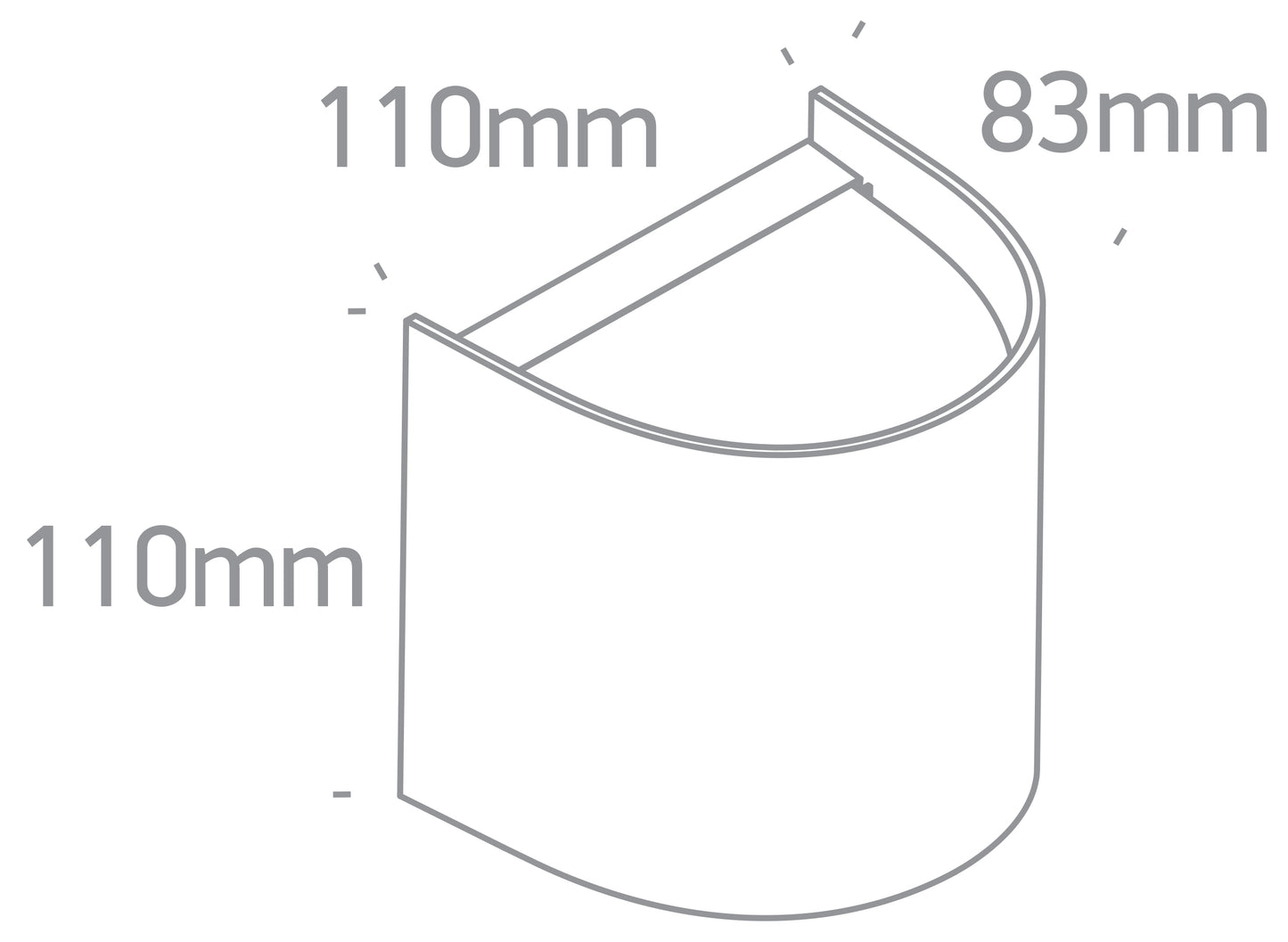 The GU10 Outdoor Cylinder Lights ABS+PC