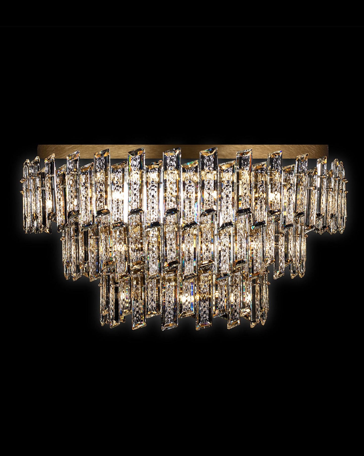 Crisiante Flush 3Tier 6/9/12Lt Gold Light