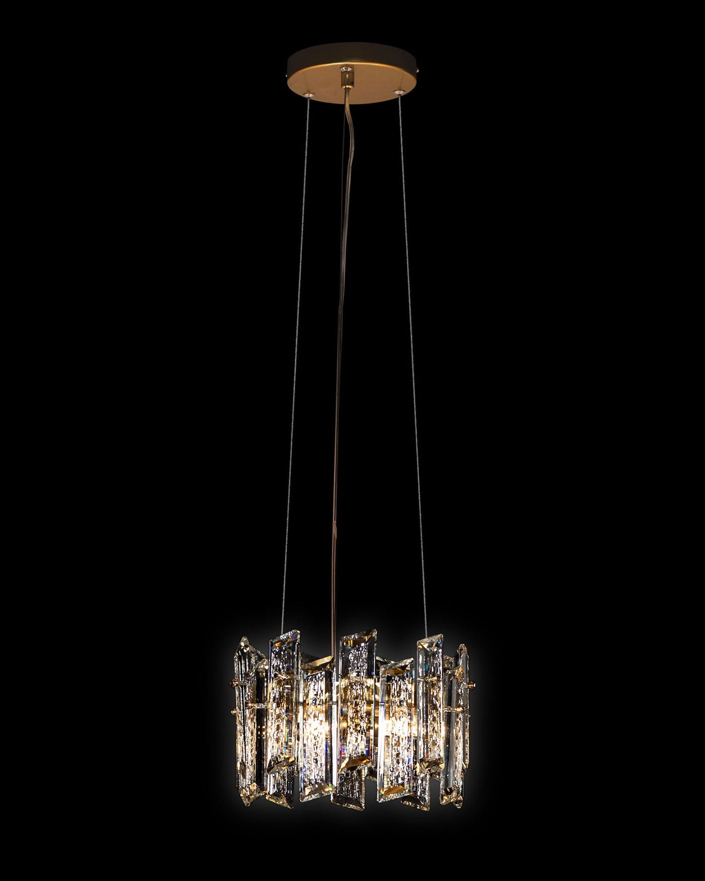 Crisiante Pendant 3Lt D25cm Gold Light