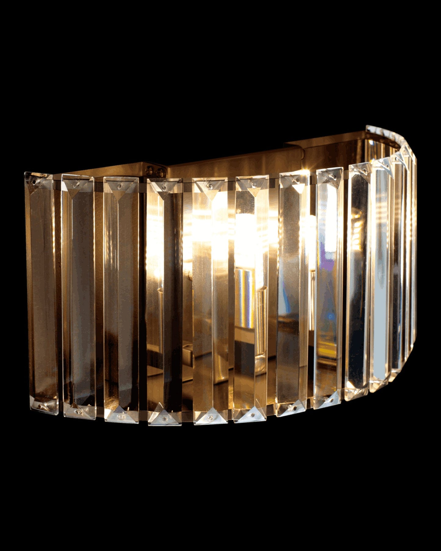 Crystalline Wall Light Antique Bronze