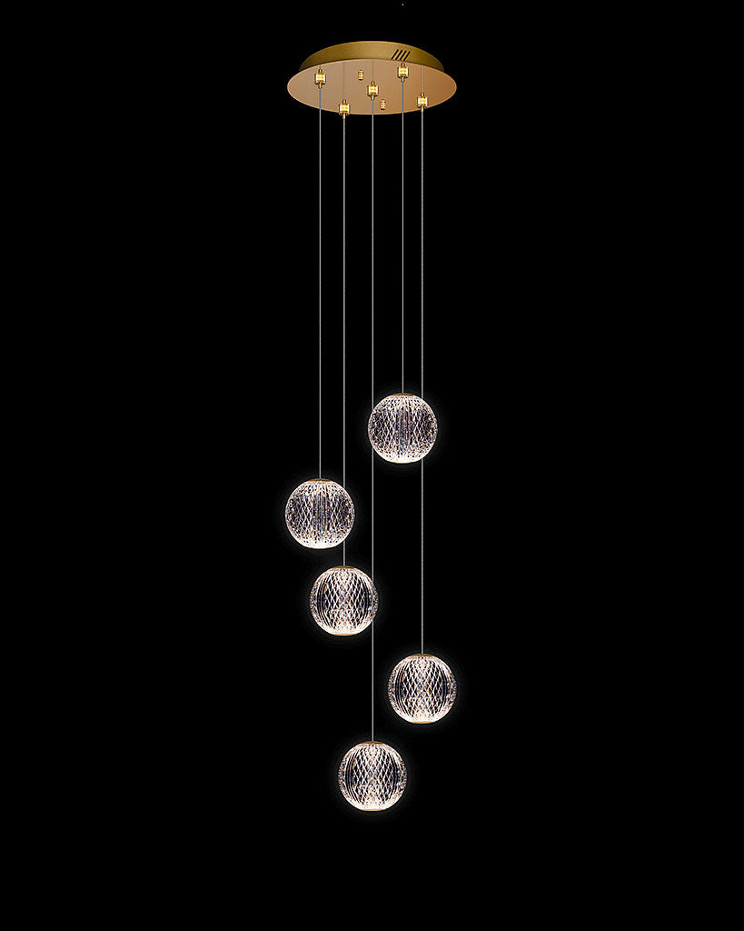 Diamante 5Lt Round Gold Light