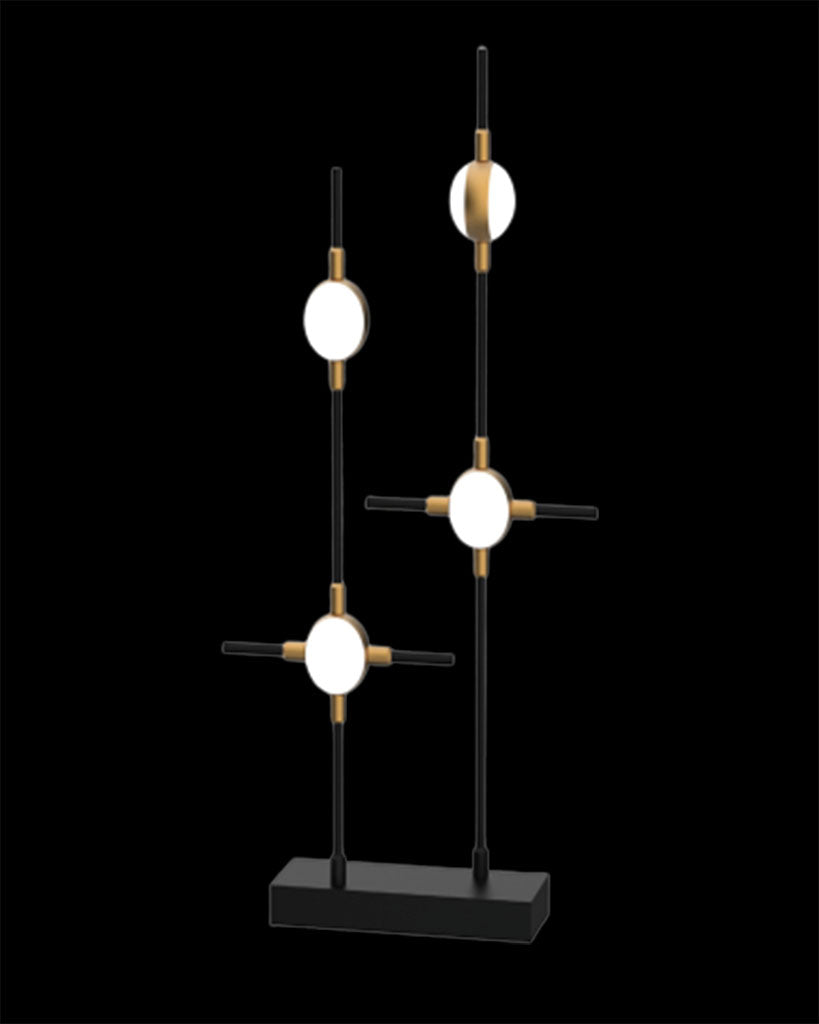 Molecular 4Lt Table Black With Gold Model D Light