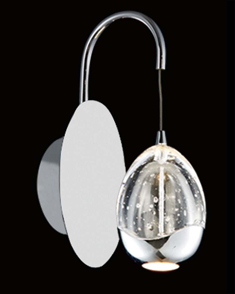 Terrene 1Lt Wall Chrome Light