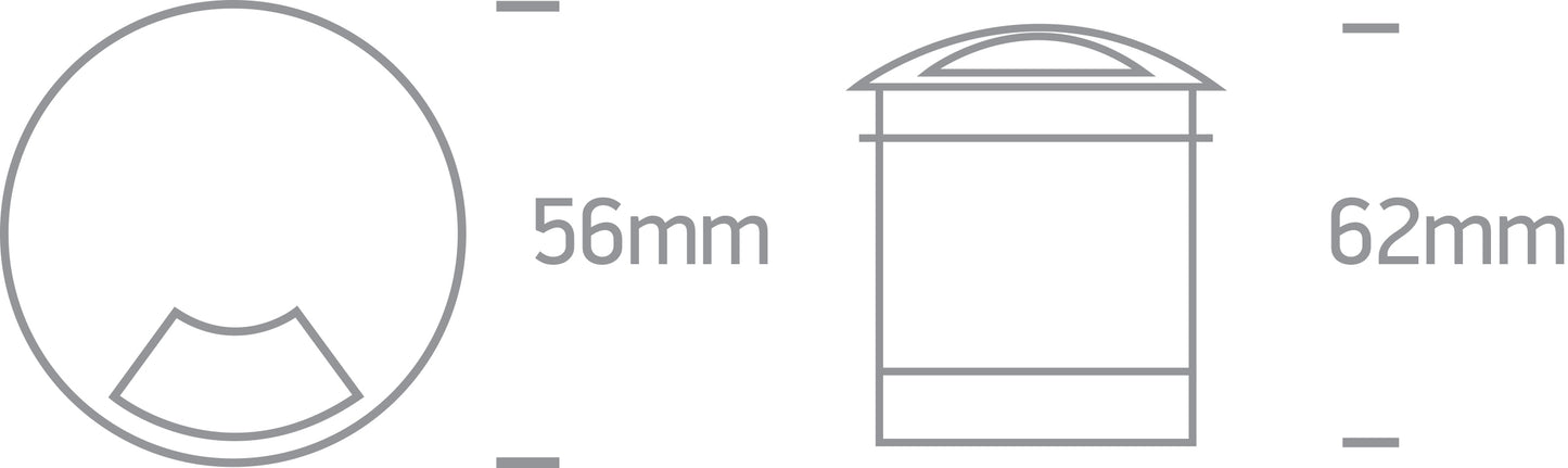 The Inground Midi Series Natural Aluminium