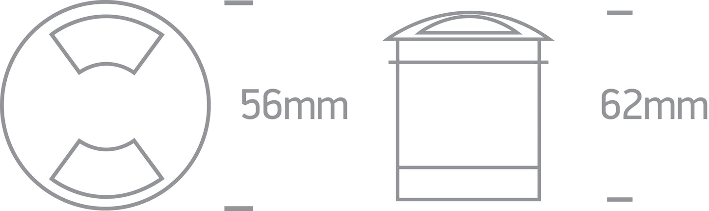 The Inground Midi Series Natural Aluminium