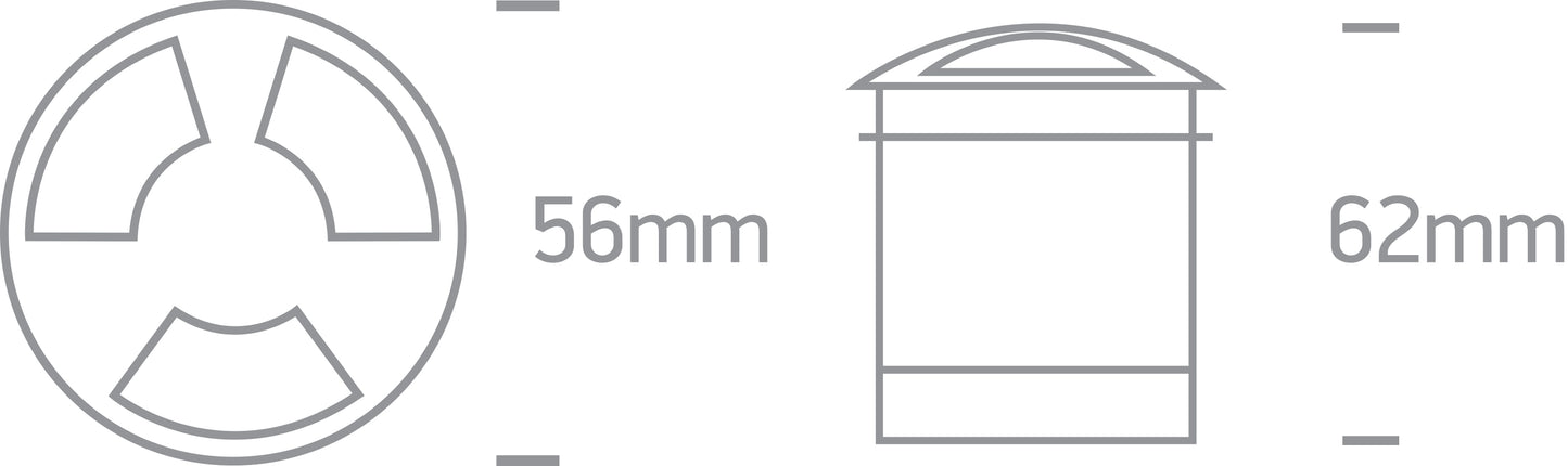 The Inground Midi Series Natural Aluminium