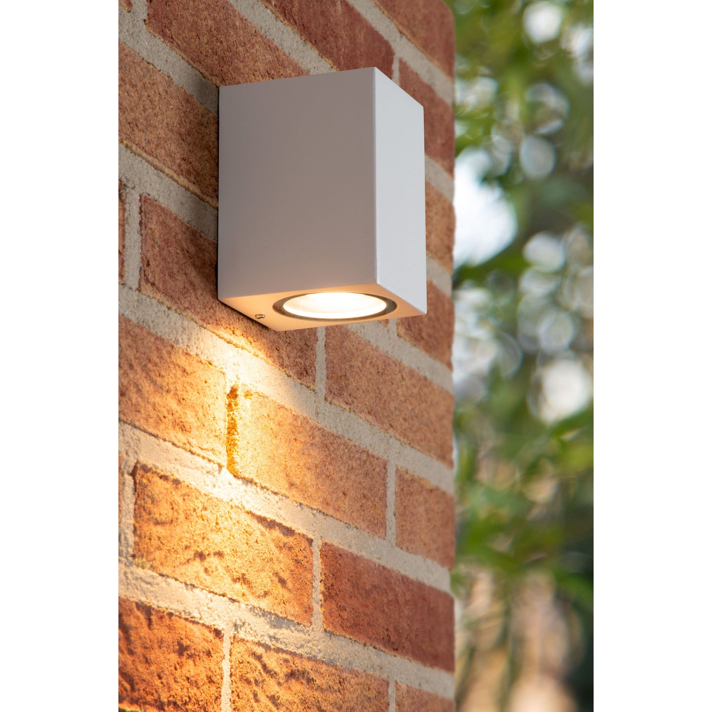 Lucide ZARO - Wall spotlight / Wall light Indoor/Outdoor - 1x GU10 - IP44 - White