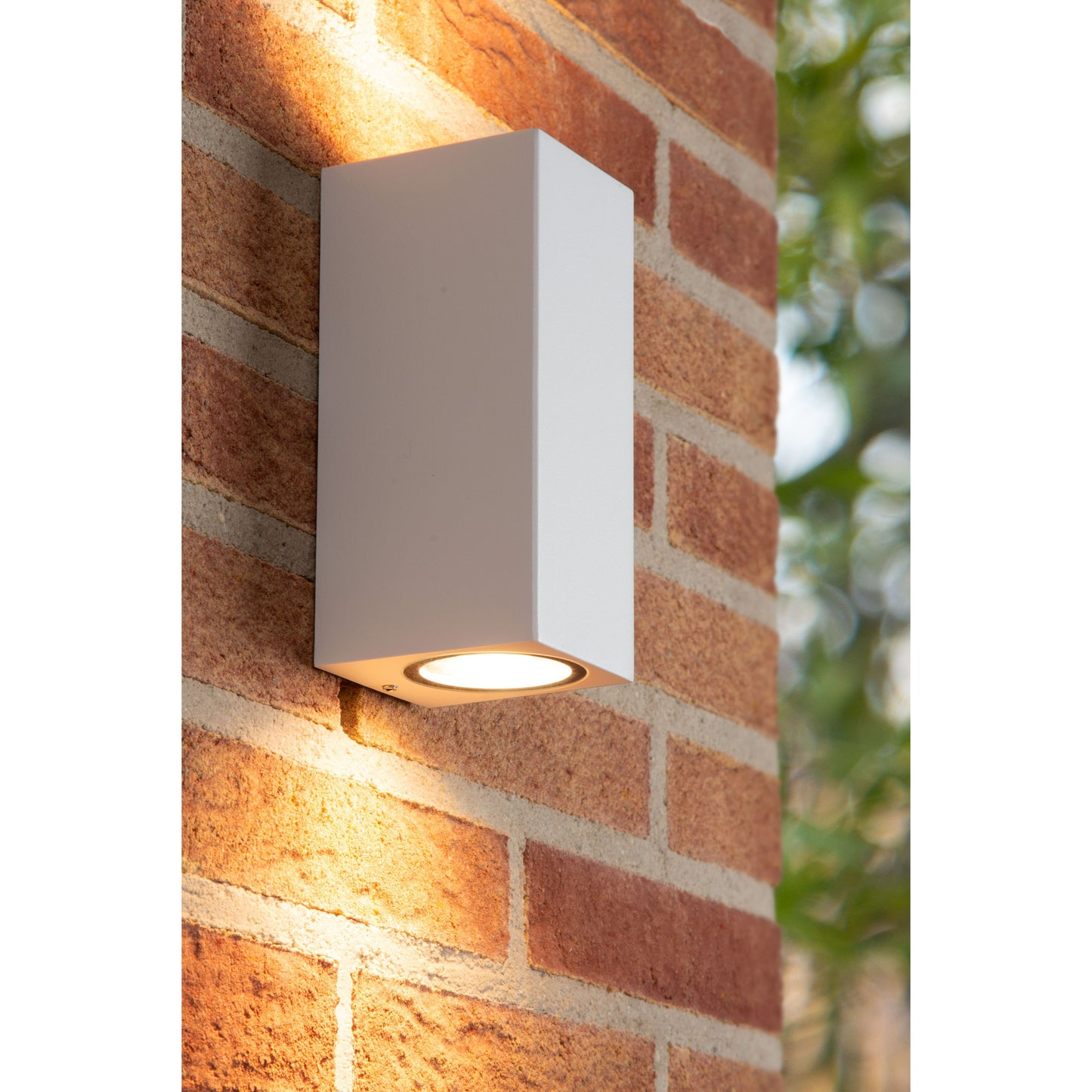 Lucide ZARO - Wall spotlight / Wall light Indoor/Outdoor - 2x GU10 - IP44 - White