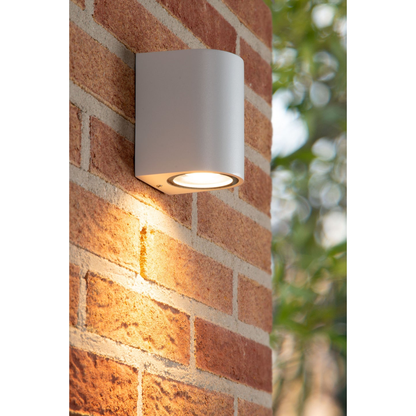 Lucide ZARO - Wall spotlight / Wall light Indoor/Outdoor - 1xGU10 - IP44 - White