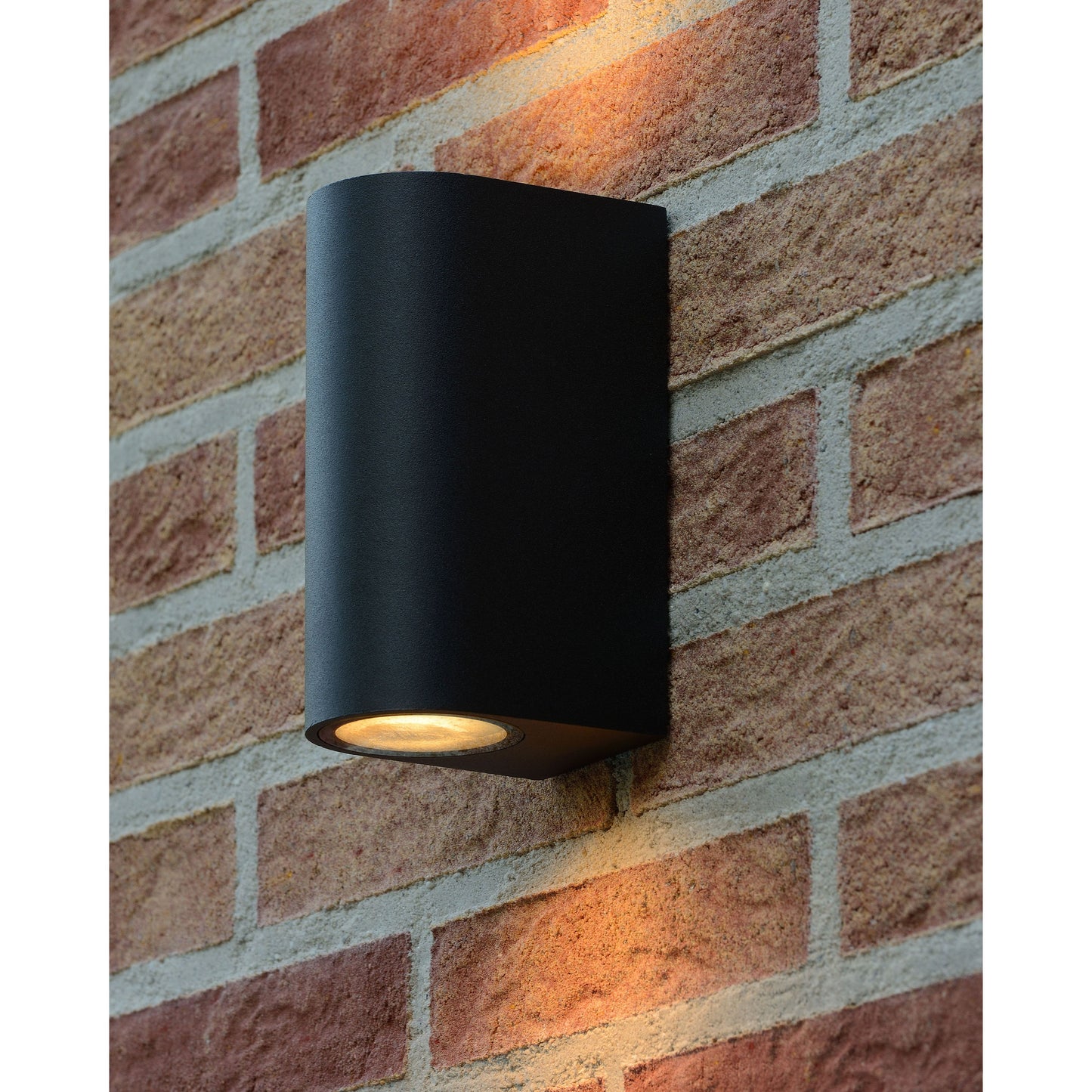 Lucide ZARO - Wall spotlight / Wall light Indoor/Outdoor - 2xGU10 - IP44 - Black