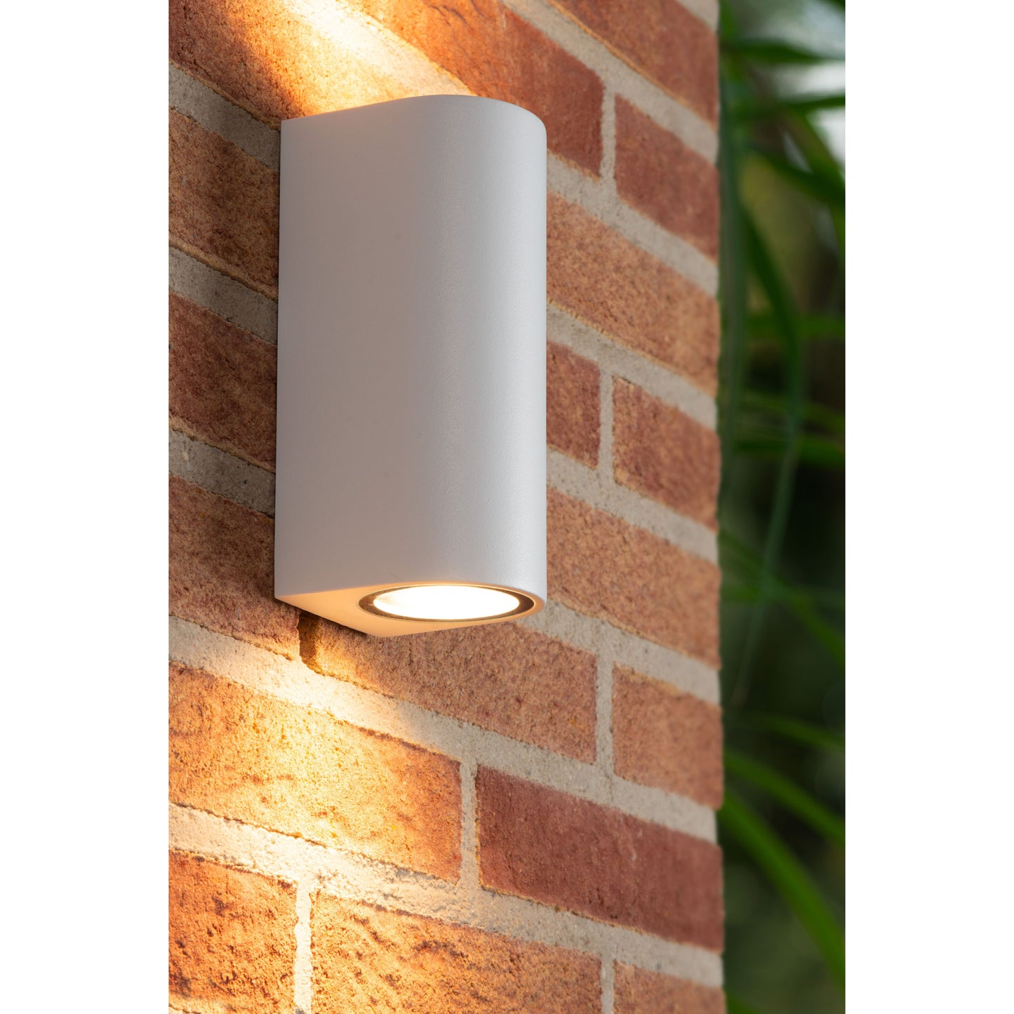 Lucide ZARO - Wall spotlight / Wall light Indoor/Outdoor - 2xGU10 - IP44 - White