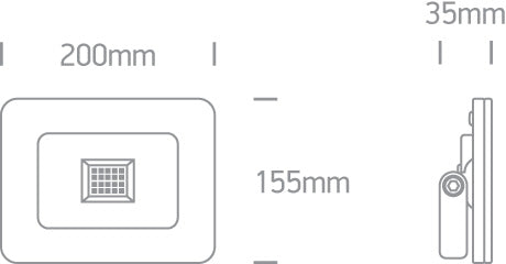 The Glass Face AC LED Floodlights