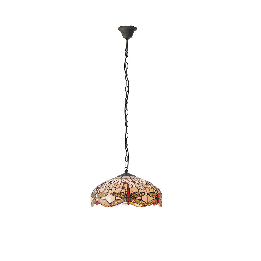 Dragonfly beige Medium 3lt pendant