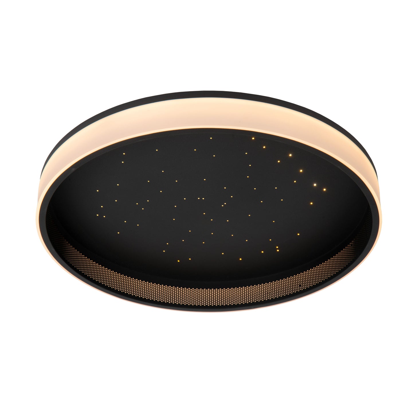 Lucide ESTREJA - Flush ceiling light - Ø 40 cm - LED Dim. - 2500K/3000K - Black