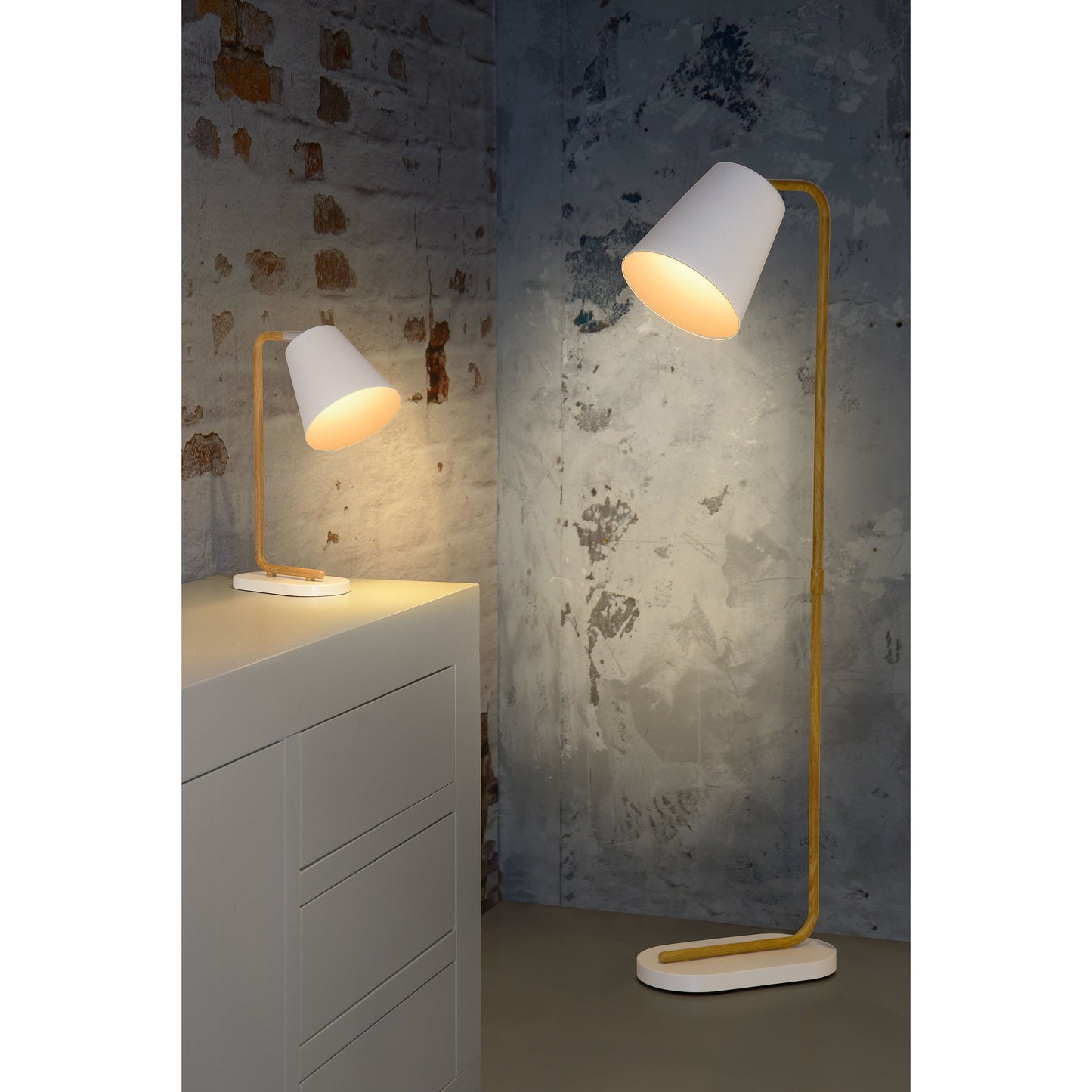 Lucide CONA - Table lamp - 1xE14 - White