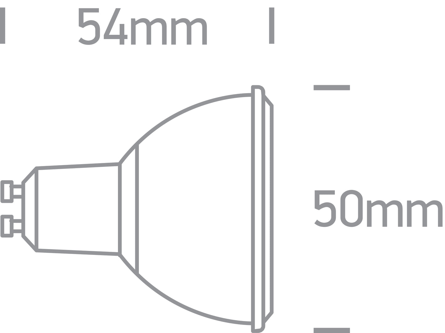 MR16 GU10 for enclosed fittings