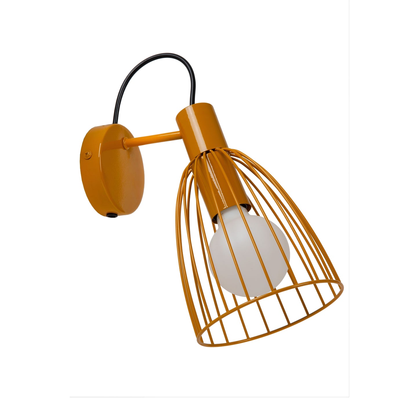 Lucide MACARONS - Wall light - 1xE27 - Ocher Yellow