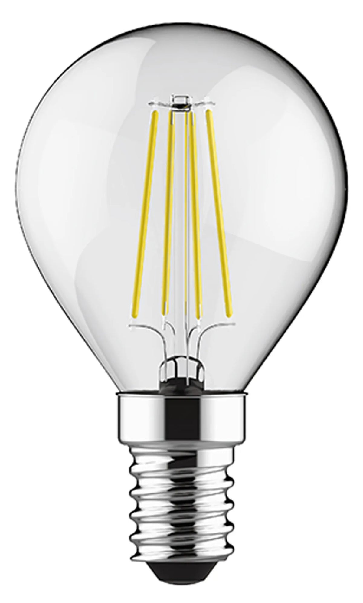 Classic LED Ball E14 Dimmable 4W Warm White 2700K, 400lm, Clear Finish