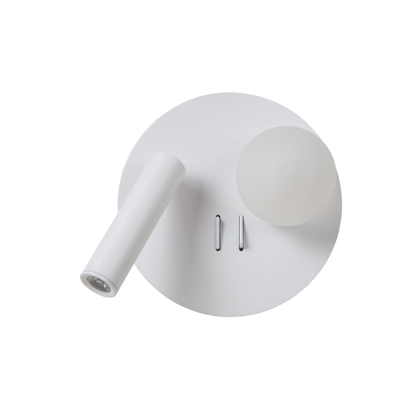 Lucide MATIZ - Bedside lamp / Wall light - LED - 1x3,5W 3000K - With USB charging point - White