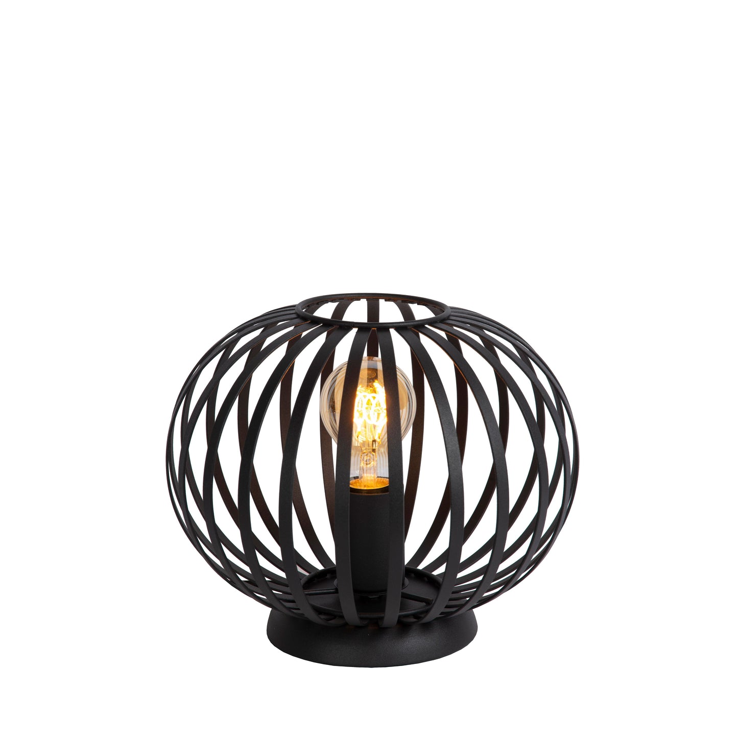 Lucide MANUELA - Table lamp - Ø 25 cm - 1xE27 - Black