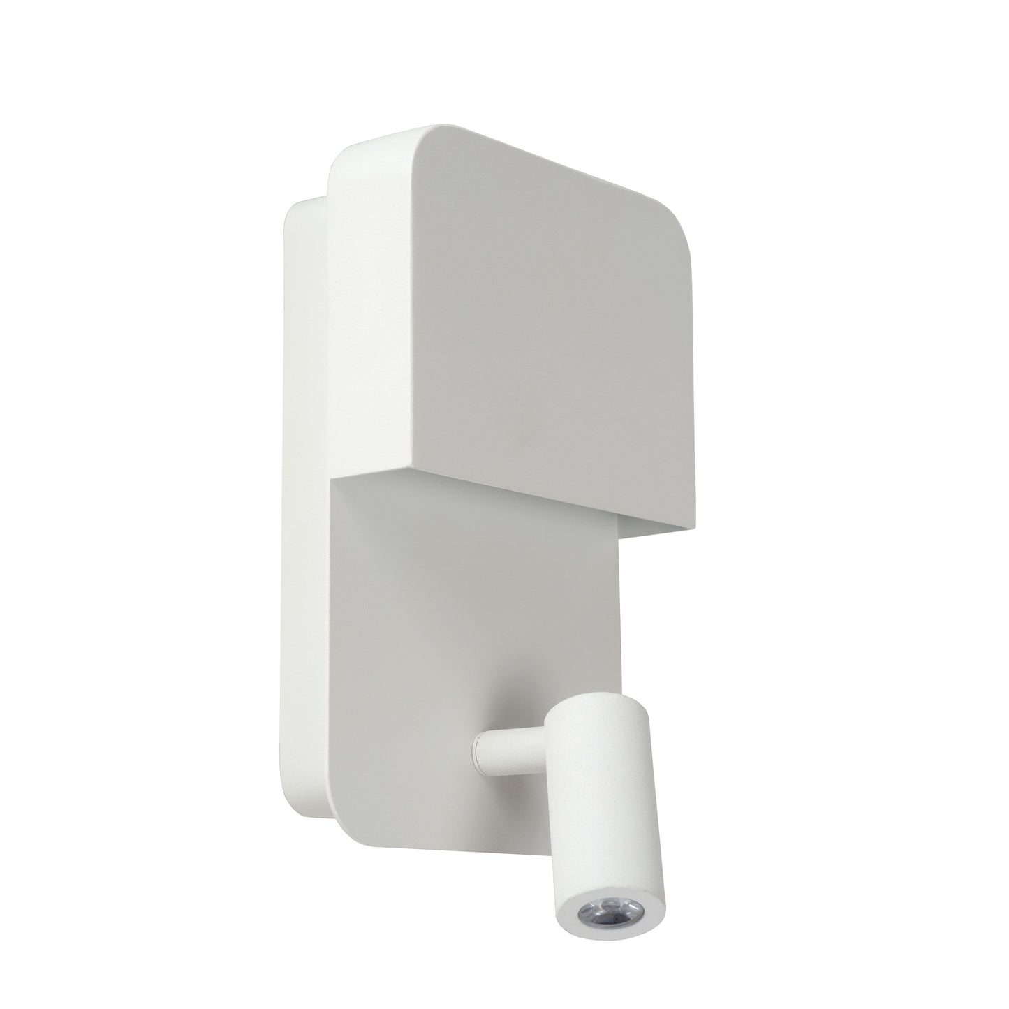 Lucide BOXER - Bedside lamp / Wall light - LED - 3000K - With USB charging point - White