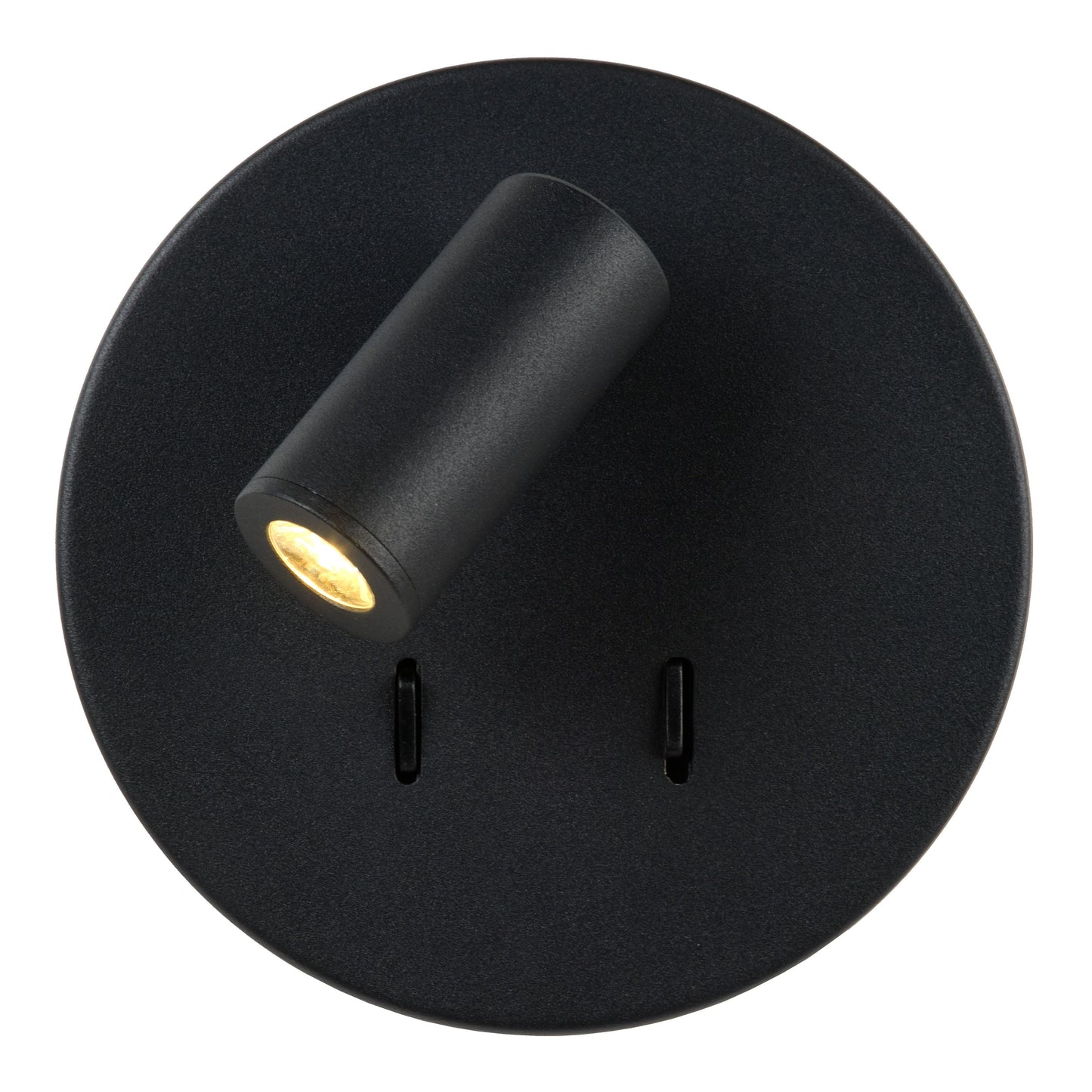 Lucide BENTJER - Bedside lamp / Wall light - Ø 14 cm - LED - 3000K - Black