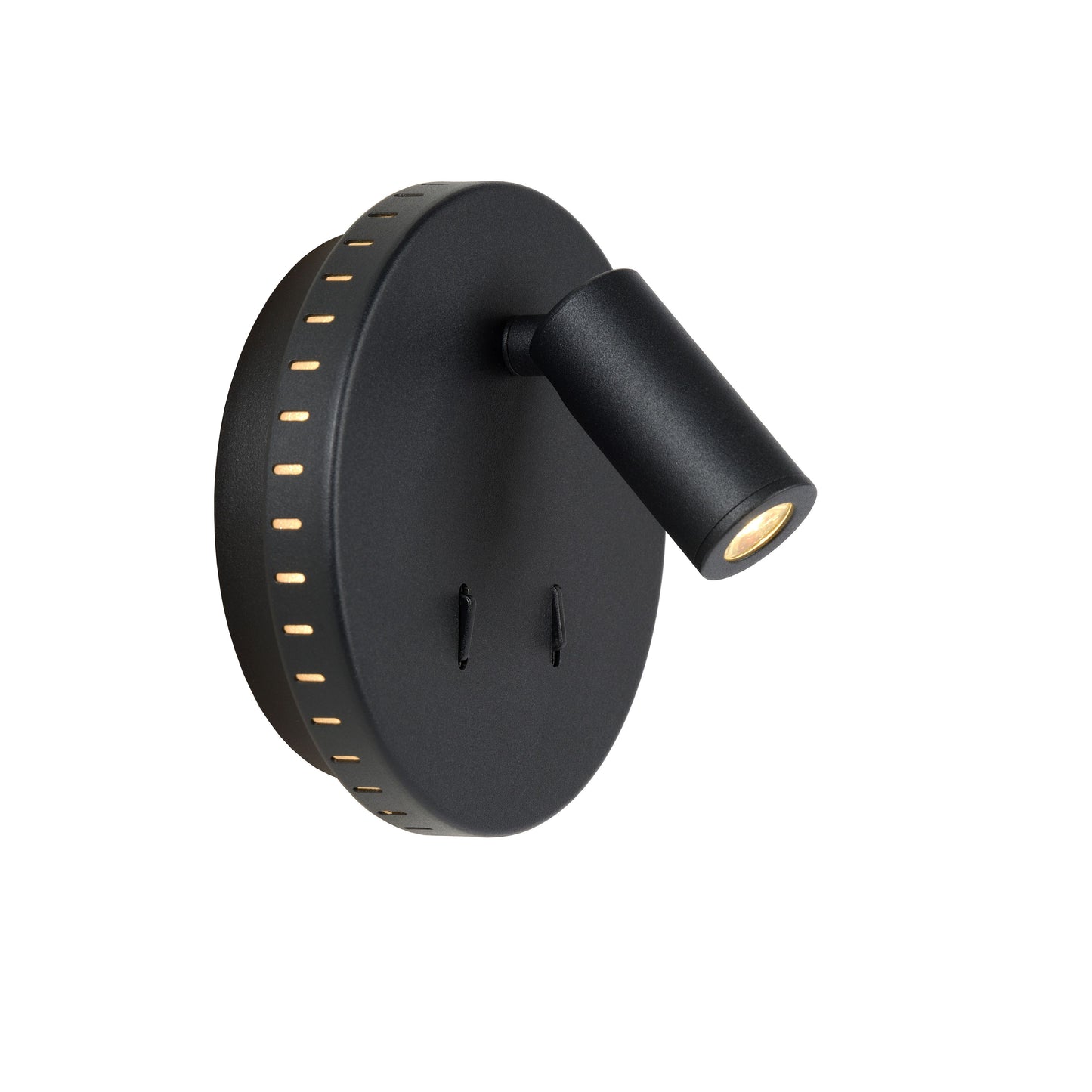 Lucide BENTJER - Bedside lamp / Wall light - Ø 14 cm - LED - 3000K - Black