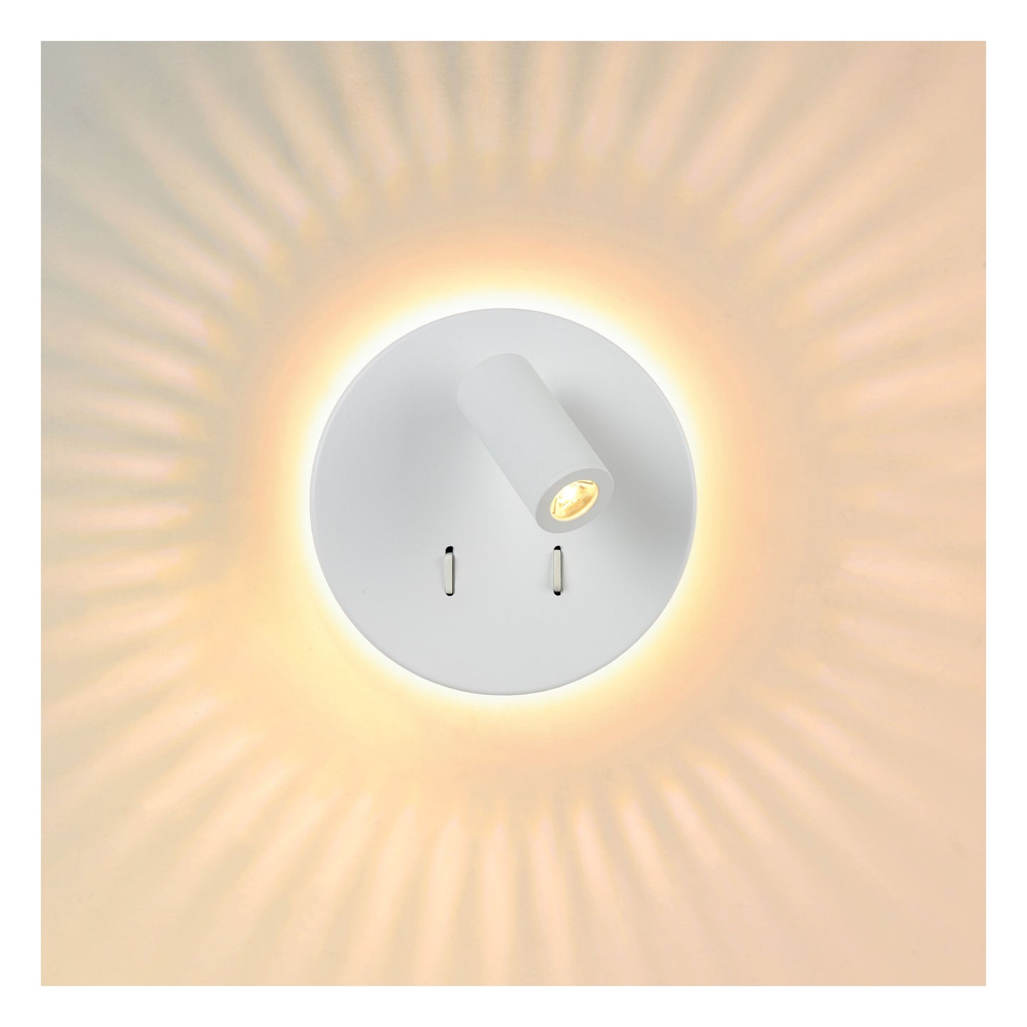 Lucide BENTJER - Bedside lamp / Wall light - Ø 14 cm - LED - 3000K - White