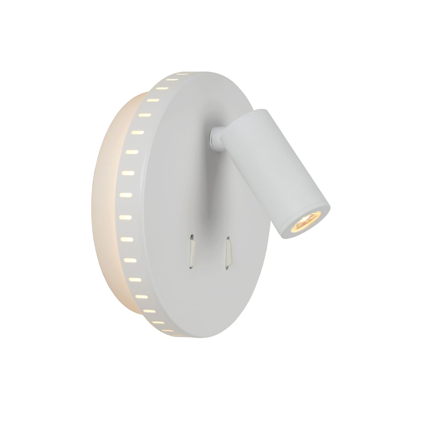 Lucide BENTJER - Bedside lamp / Wall light - Ø 14 cm - LED - 3000K - White