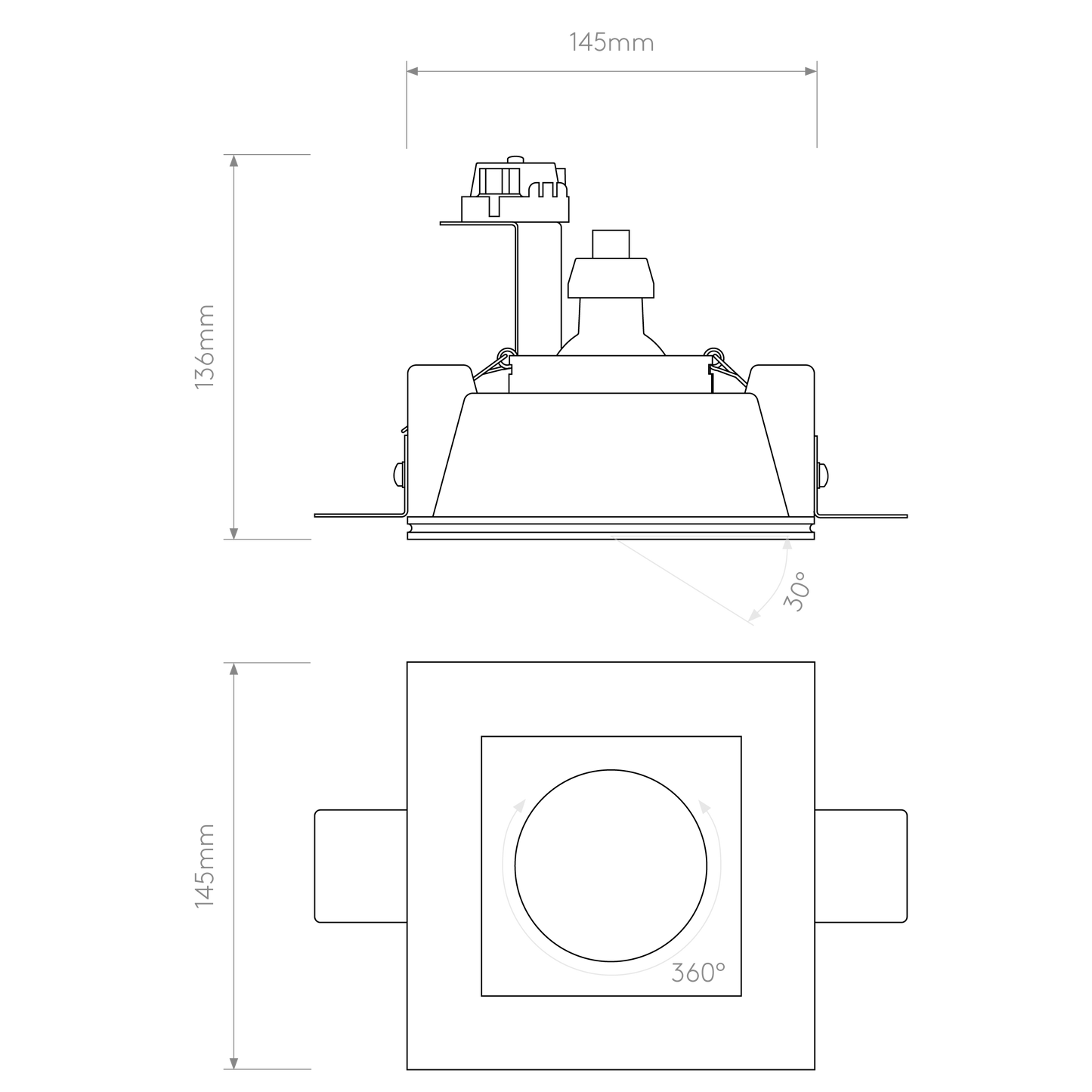 Blanco Square Adjustable