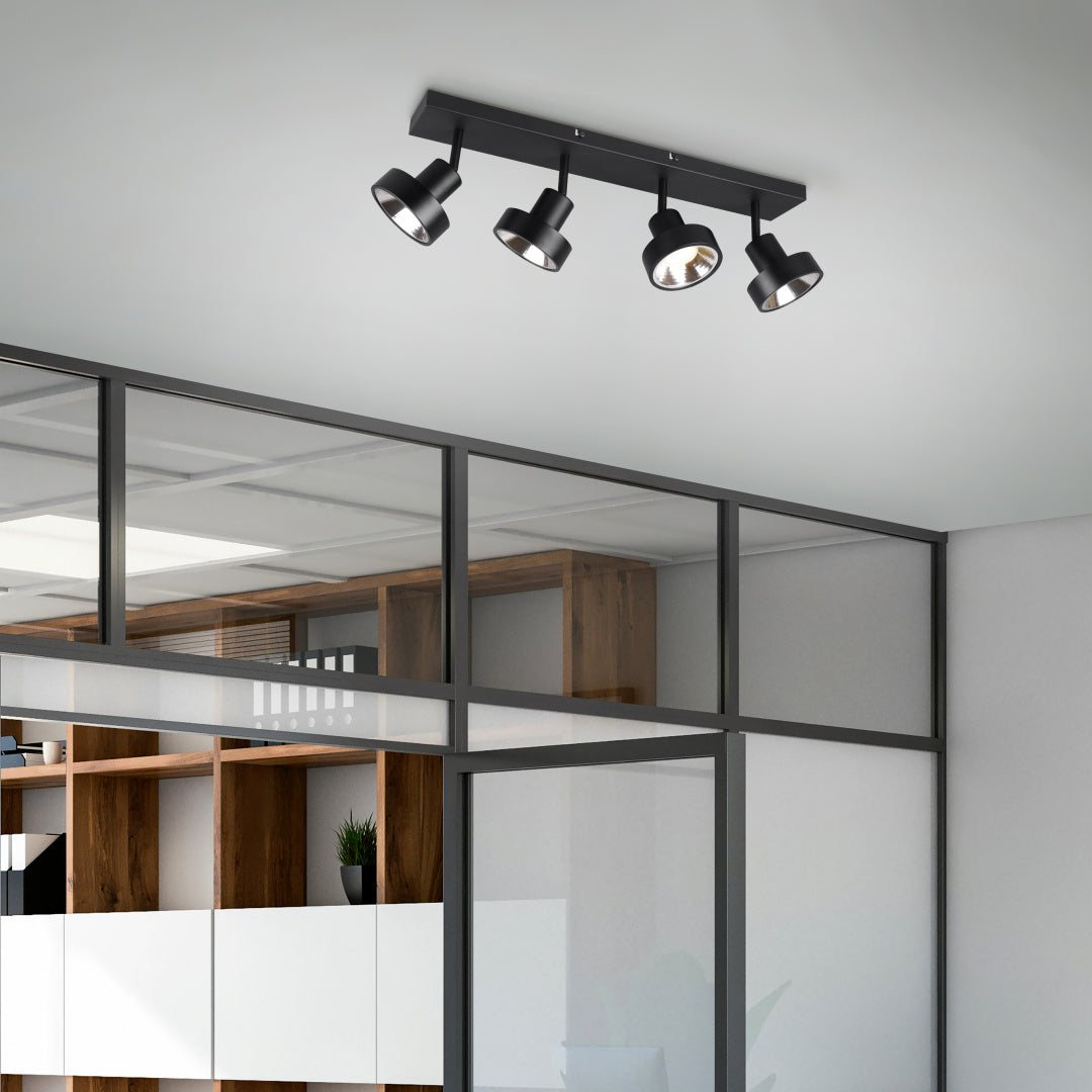 Leon - Spot - Black Matt - Trio